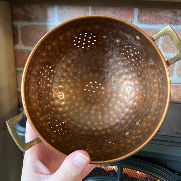Vintage style copper colander - Picture 2 of 7